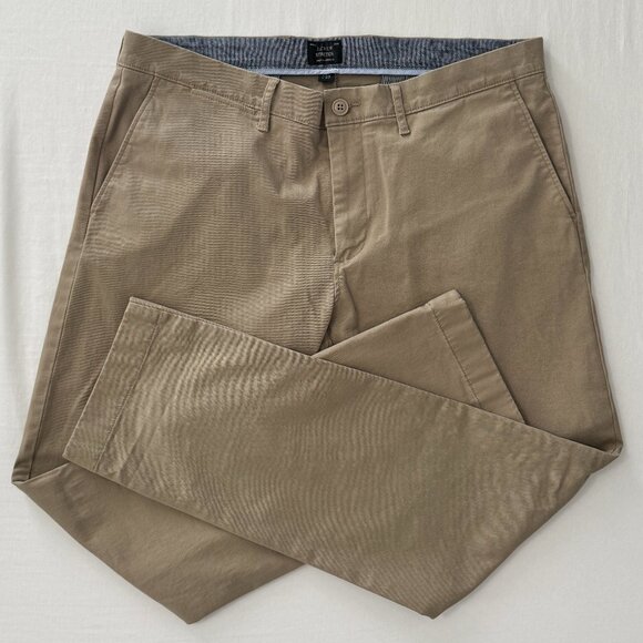 J. Crew Men's 484 Slim-fit Stretch Chino Pant Size: 34x30 NEW! - Picture 2 of 3